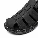 Men Cowhide Leather Beach Sandals