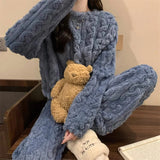 Women's Velvet Pajama Set