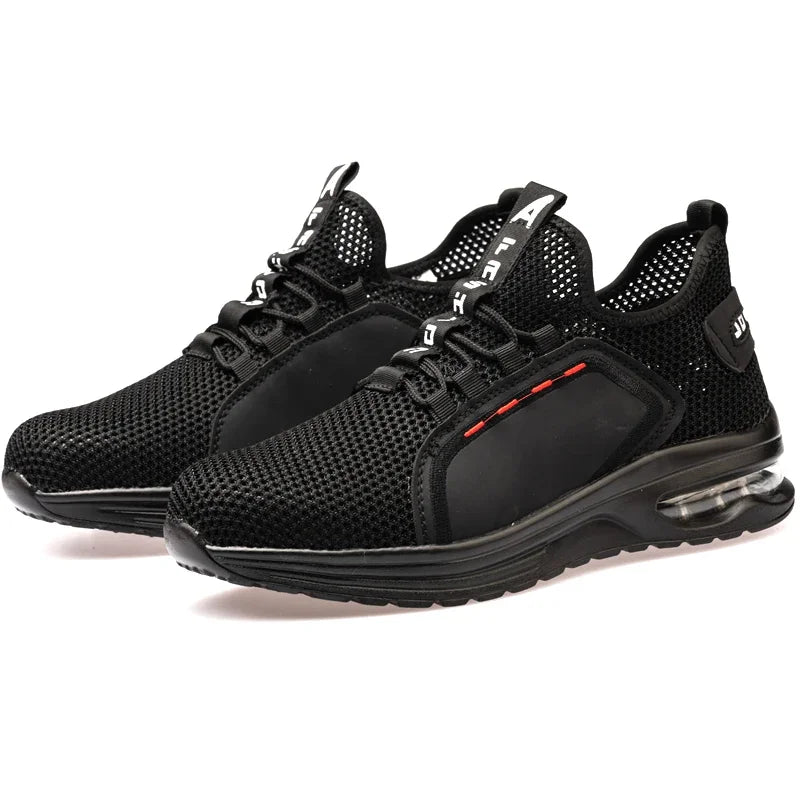 Women Safety Shoes Anti Smash Protective Sneakers