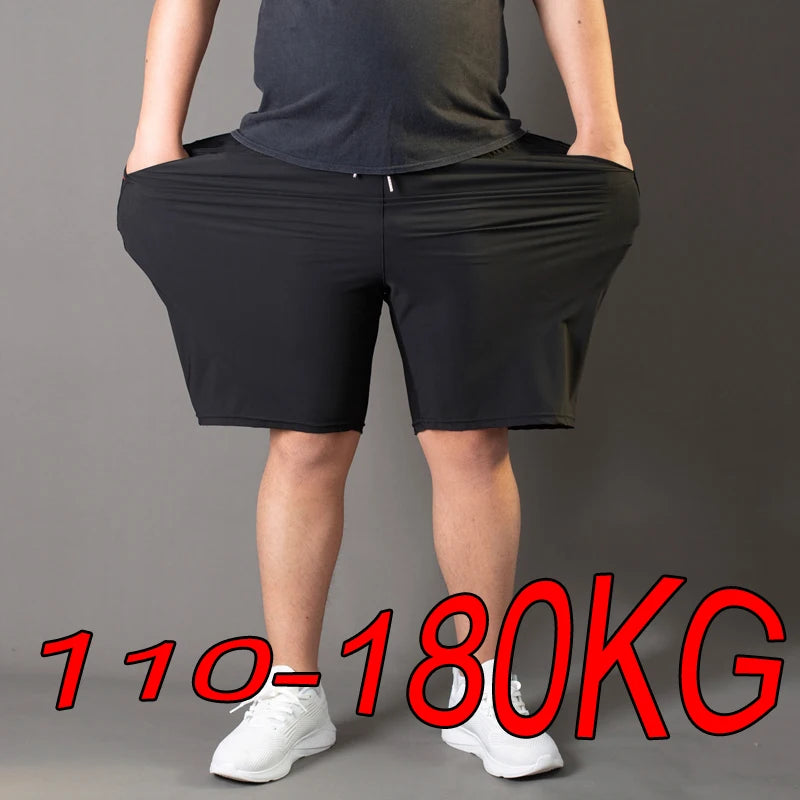 Plus Size Men's Summer Work Shorts – Loose Fit