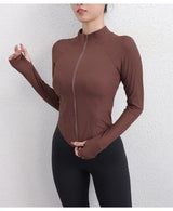 Women Textured Long Sleeve Running Jacket