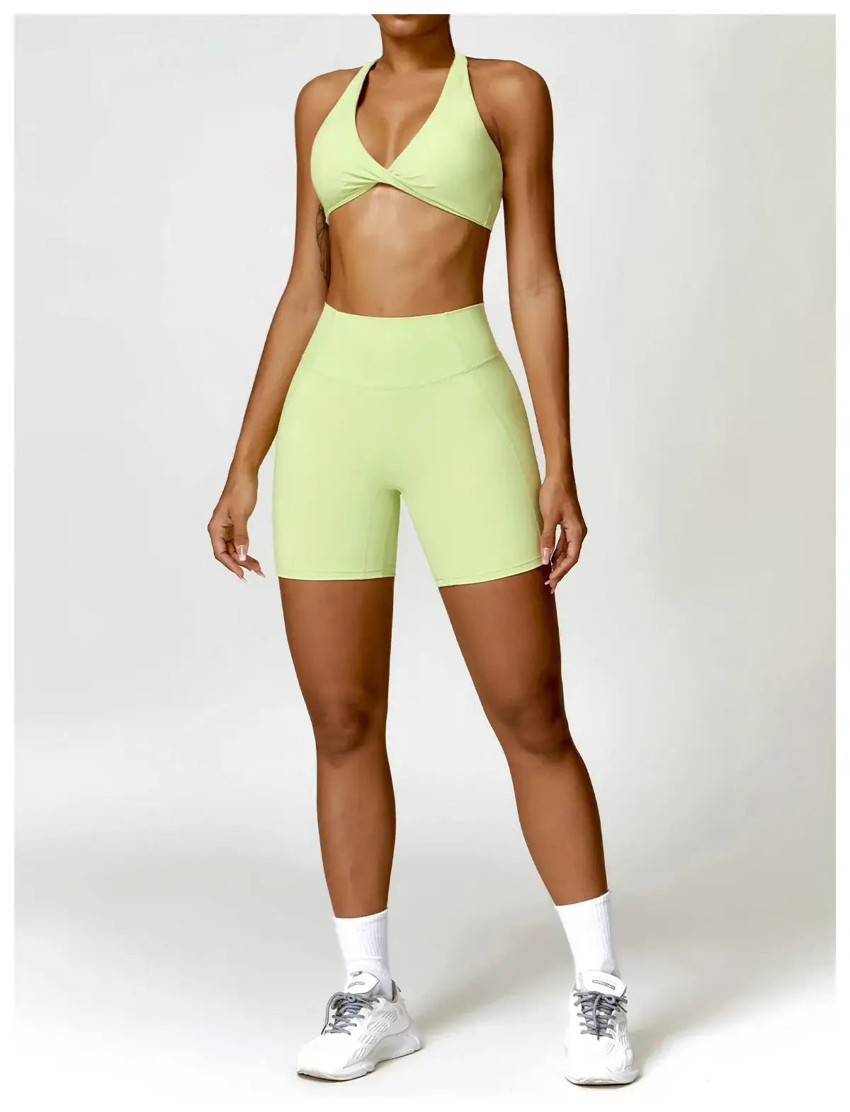 Women High Waist Yoga Fitness Shorts