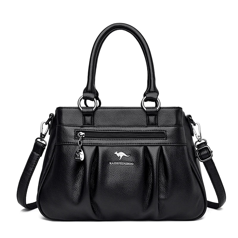 Triple Compartment Tote Bag