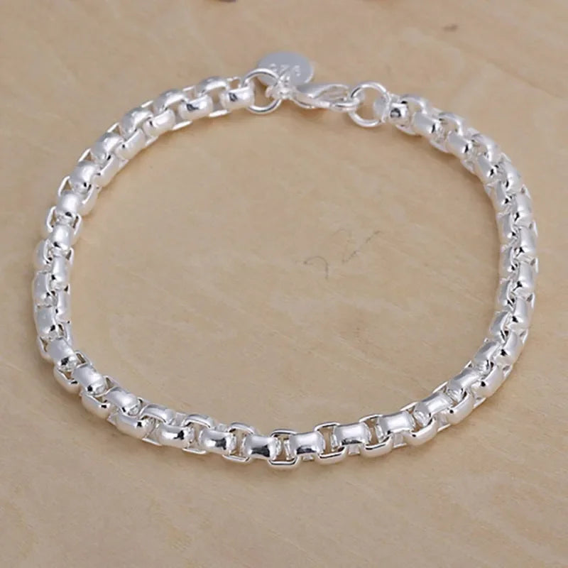 925 Sterling Silver Chain Bracelet