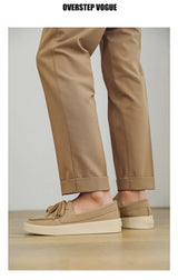 Men Suede Lightweight Driving Loafers
