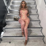 Shimmara™ – Cross Back Summer Jumpsuit (Shimmer, Airy & Night-Out Ready)