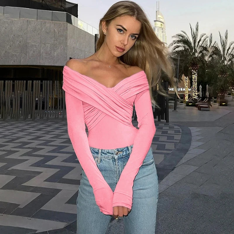 Red Backless Bodysuit Women – Slim Corset
