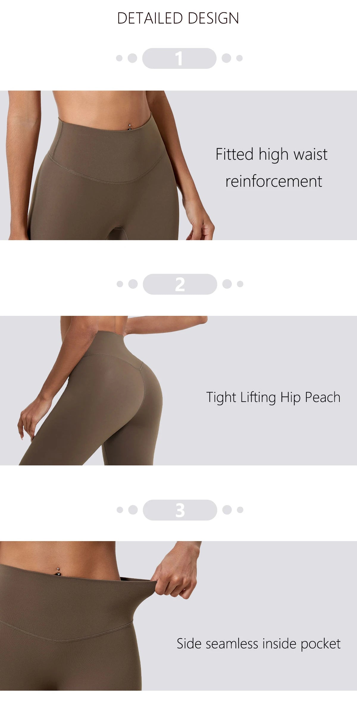 Hearuisavy High Waist Quick-Dry Women's Yoga Leggings – Super Soft Fabric