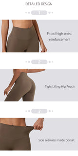 Hearuisavy High Waist Quick-Dry Women's Yoga Leggings – Super Soft Fabric