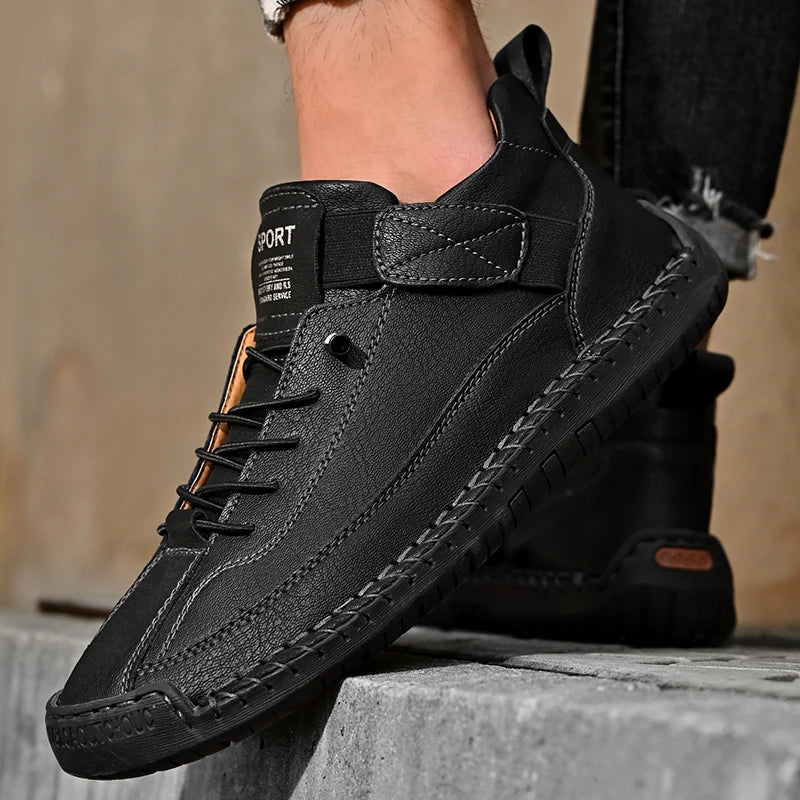 Men Handmade Leather Casual Loafers