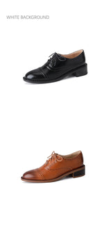 Women Leather Brogues – 2025