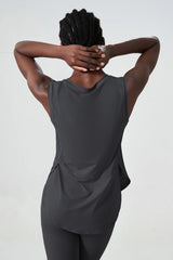 Women Loose Sleeveless Fitness Tank Top