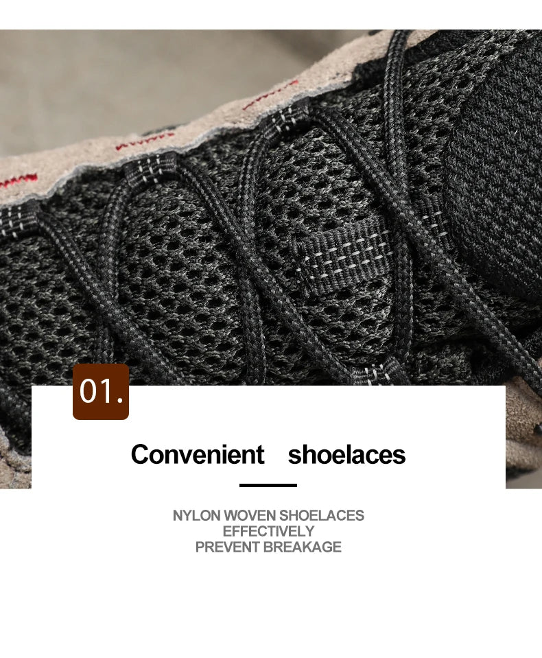 Men Breathable Outdoor Hiking Shoes