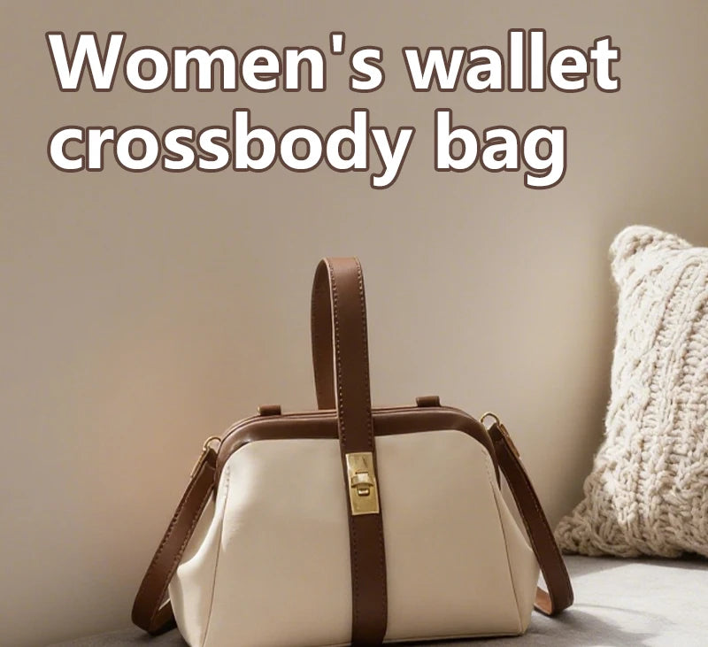 Elegant Leather Crossbody Handbag