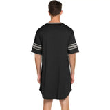 Men’s Contrast Sleep Shirt Robe