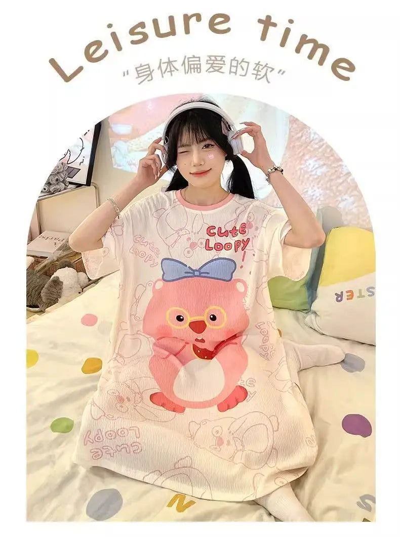 Sanrio Kuromi Cute Pajamas Cosplay Costume