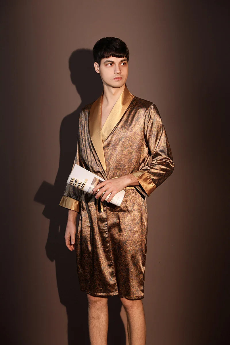 Elite Silk Lounge Robe