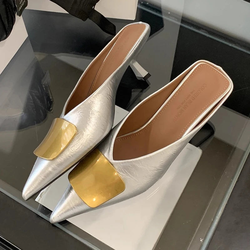 Women’s Luxury Heeled Mules