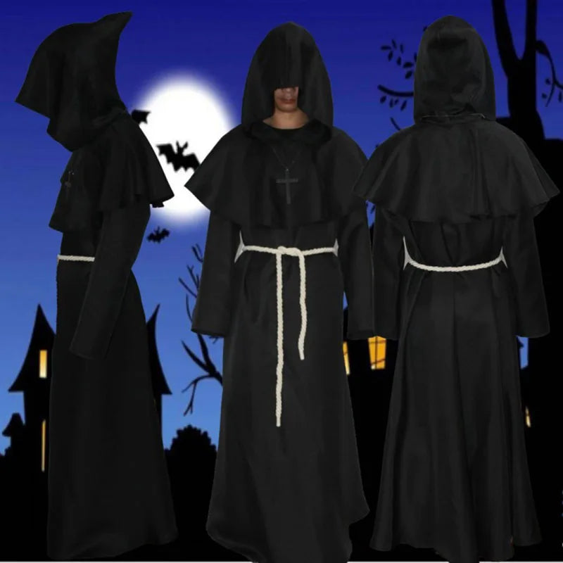 Medieval Monk & Wizard Robe Costume