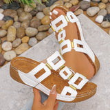 Thick-Soled Wedge Slippers – Large Size 2025