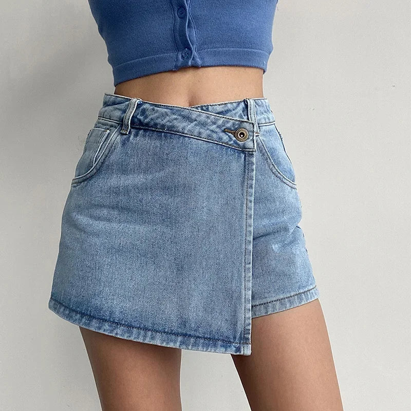 SafeCut™ – Exposure-Proof A-Line Pantskirt (High Waist Irregular Fit)
