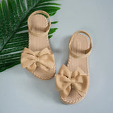 Women Casual Bow Tie Sandals Summer Flats
