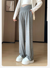 Wide-Leg Low-Waist Maternity Pants