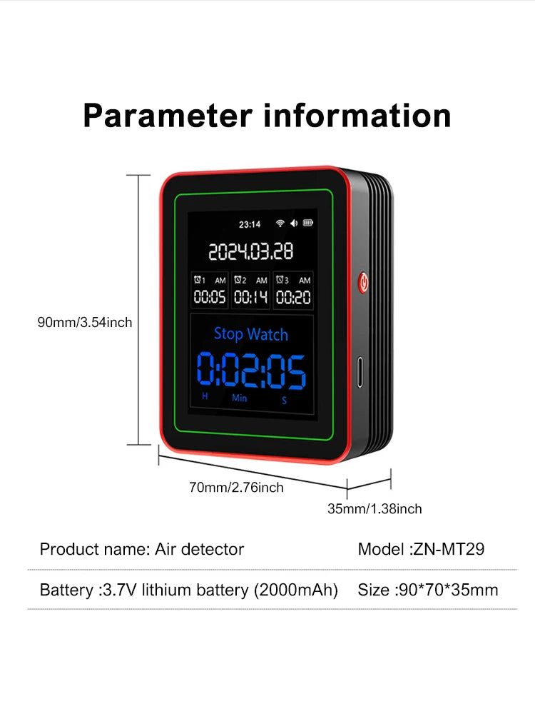 15-in-1 Smart Air Quality Monitor