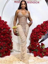 Women's Sequin Bodycon Maxi Dress