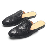 Men’s Crocodile Leather Mules