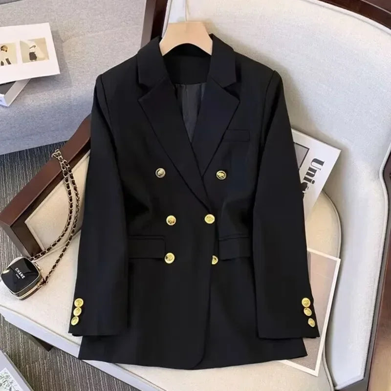 KStyle™ – Korean Slim Fit Blazer (Loose Fit, Temperament Ready, Spring/Fall Wear)
