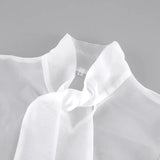 Aurora Organza Bow Blouse