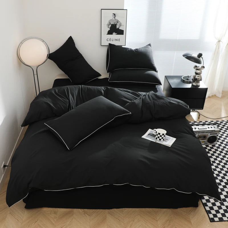 Black Bedding Set