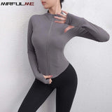 Women Textured Long Sleeve Running Jacket
