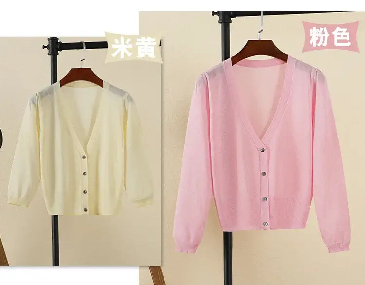 Women Crochet Long Sleeve Cardigan