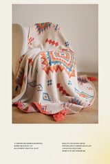 Bohemian Knit Sofa Blanket