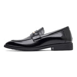Men’s Black PU Leather Loafers