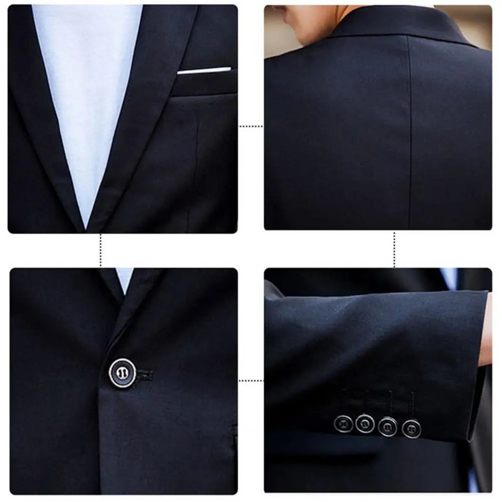 Men Slim Fit Business Dress Suit