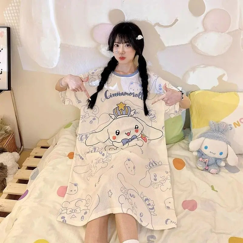 Sanrio Kuromi Cute Pajamas Cosplay Costume