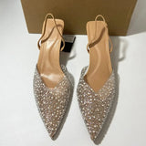 Pearl Pointed Slingback Heels – Summer 2025