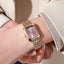 Ava Square Steel Watch