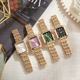 Ava Square Steel Watch