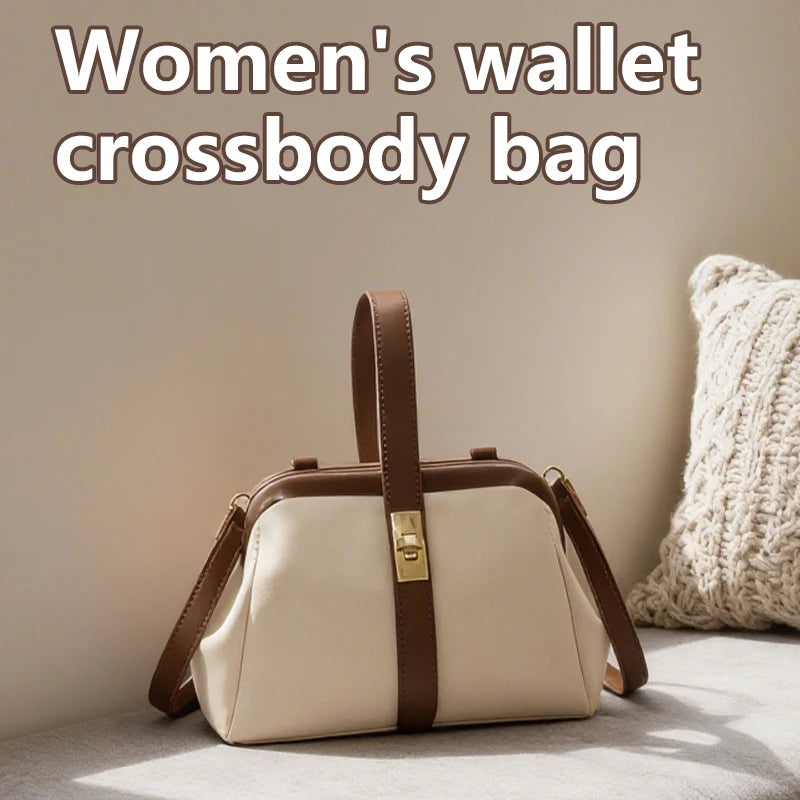 Elegant Leather Crossbody Handbag