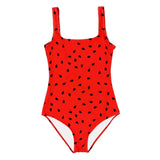 Simple Print Swimsuit