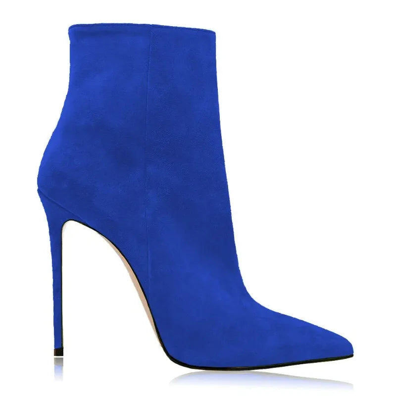 Suede Stiletto Boots