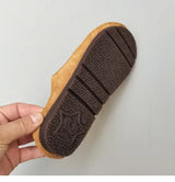 Men Retro Leather Mules