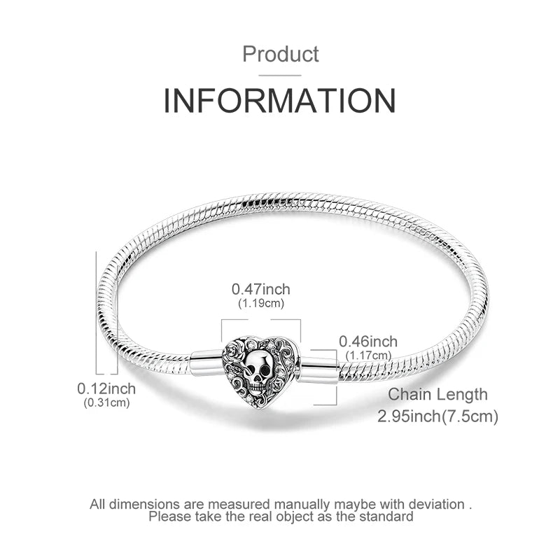 Sterling Silver Heart Bracelet