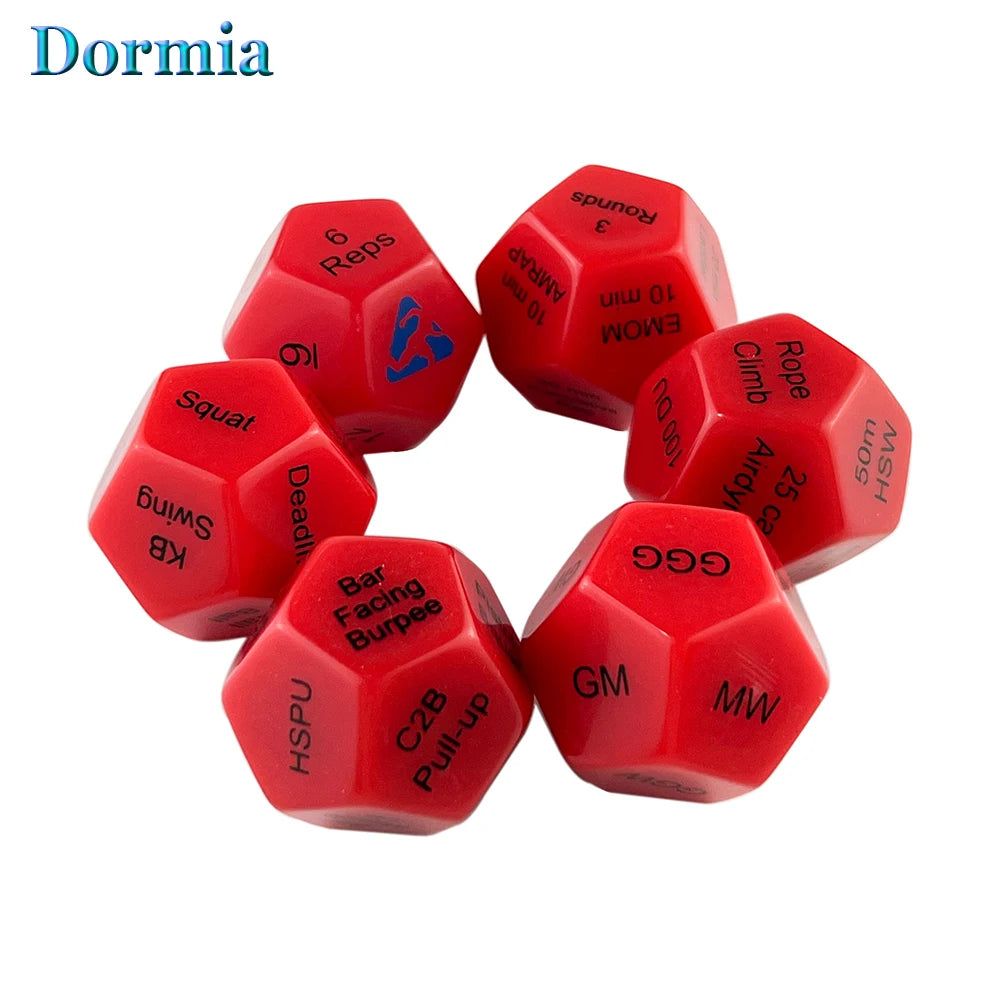 Fitness Exercise Game Dice