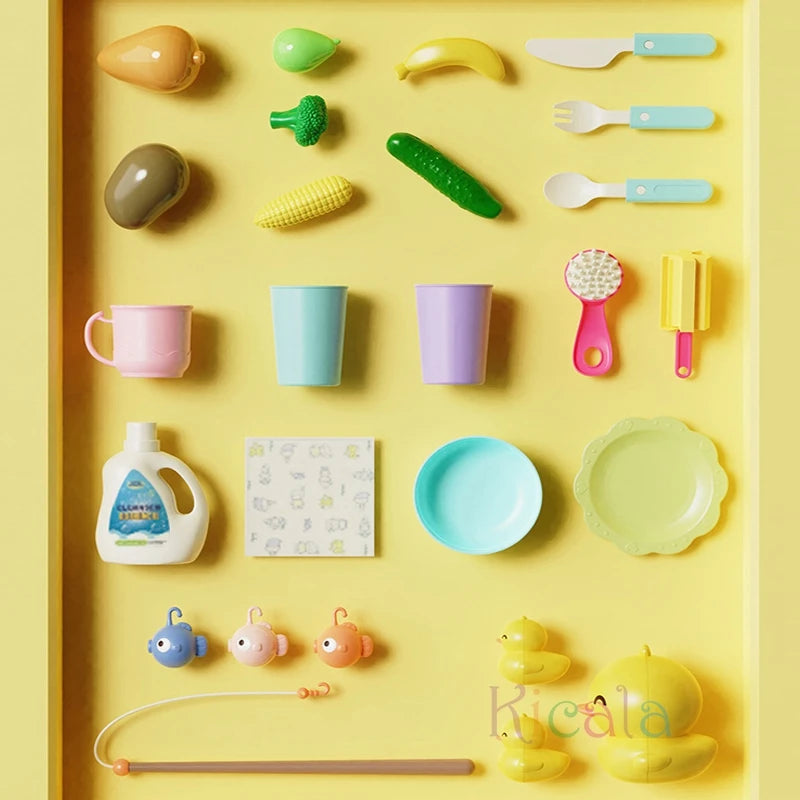 Kids Electric Kitchen Sink Toy