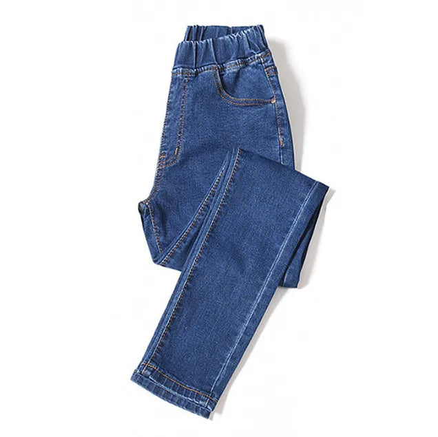 Women High Elastic Curvy Skinny Jeans